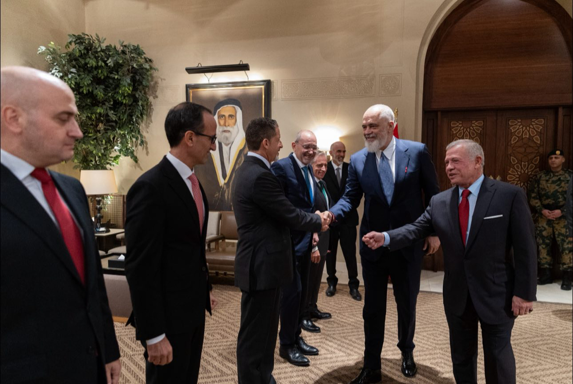 Kryeministri Rama viziton Jordaninë, takohet me Mbretin Abdullah II bin Al-Hussein