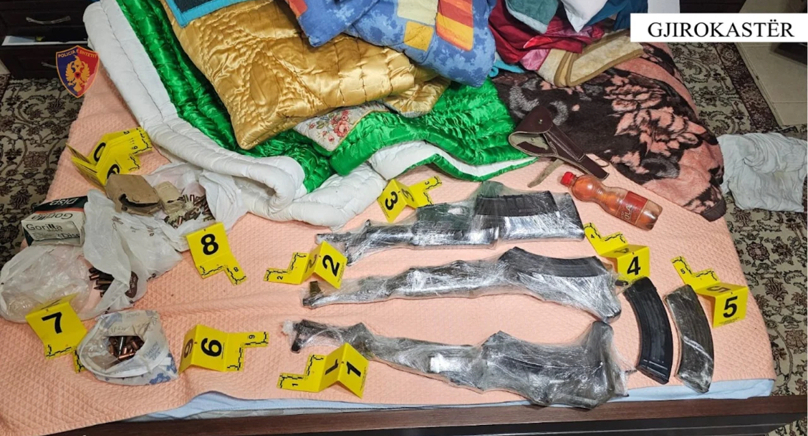 Policia kontroll në banesat e vrasësve me pagesë, çfarë u gjet në Gjirokastër, Vlorë dhe Lezhë