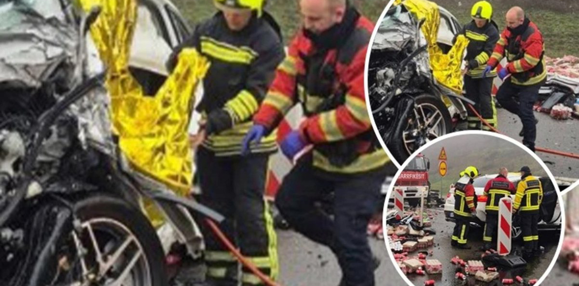 Kamioni aksidenton makinën në aksin Prizren – Suharekë, humbin jetën dy gra shqiptare 