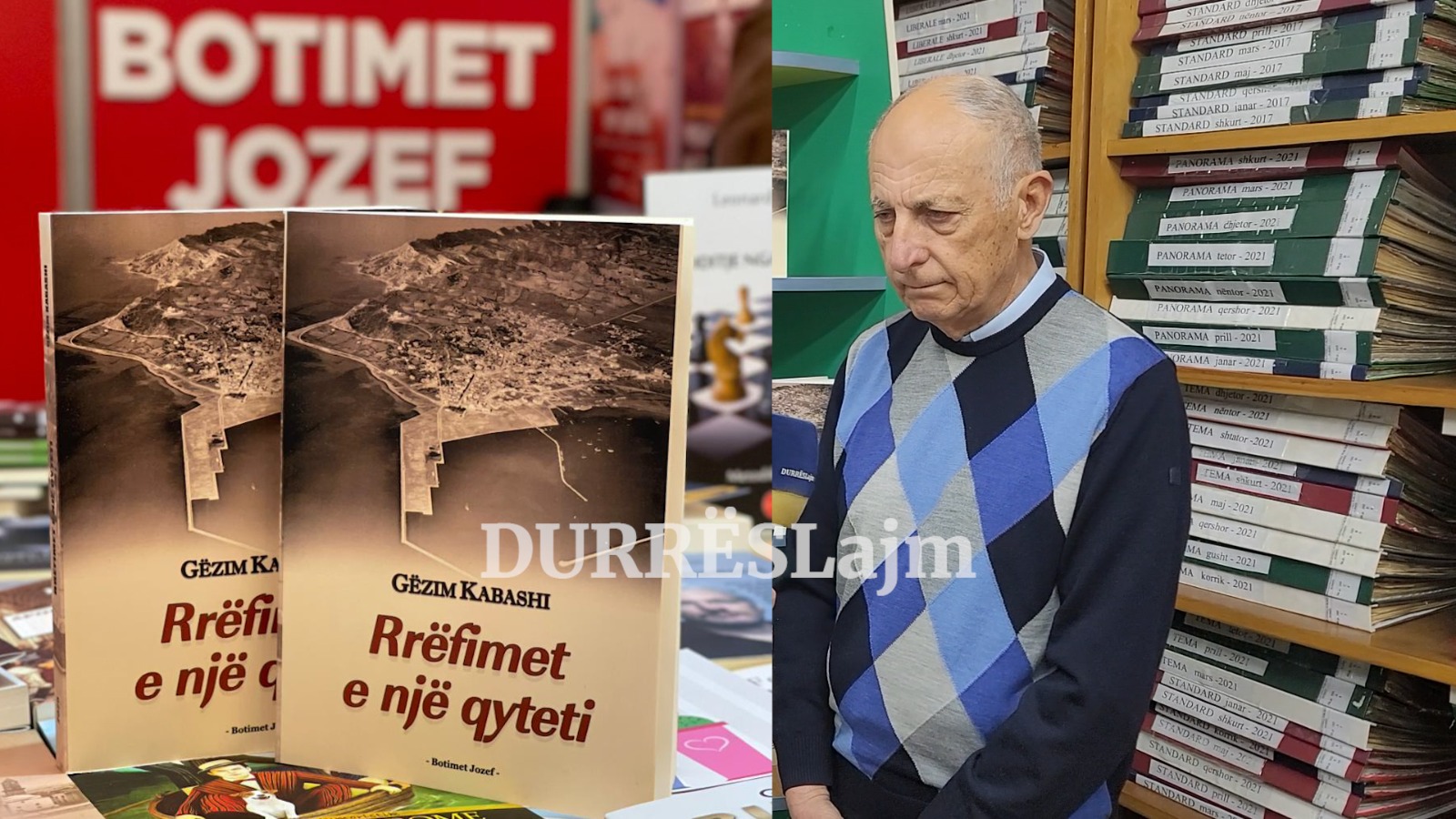 Përmbledhja “Rrëfimet e një qyteti” e autorit Gëzim Kabashi vjen në duart e lexuesit. 75 personazhe, pjesë e memories së Durrësit (VIDEO)