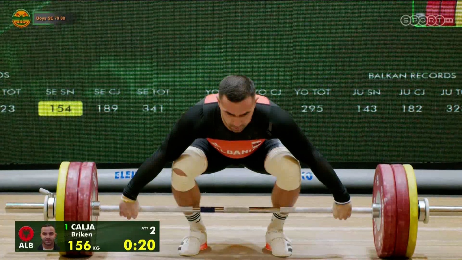 Durrës, Çalja rekord kompeticioni në shtytje në Kampionatin Ballkanik të Peshëngritjes