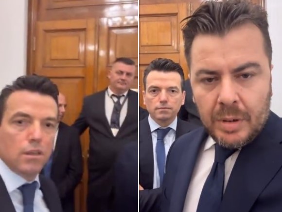 Agron Shehaj nuk lejohet të futet në mbledhjen e Këshillit të Mandateve për Ballukun: Kjo është çmenduri, skandali i vërtetë