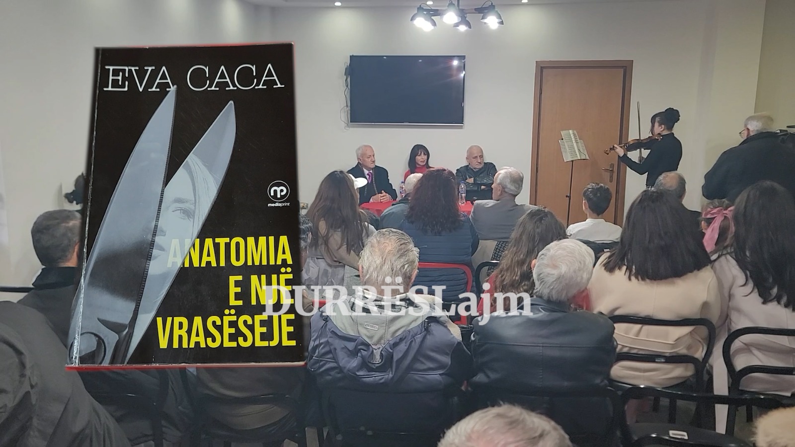 Promovohet në Durrës romani “Anatomia e një vrasëseje” i autores Eva Caca (VIDEO)