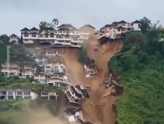 VIDEO/ Pamje të frikshme nga Siçilia, qyteza rrëshqet poshtë kodrës