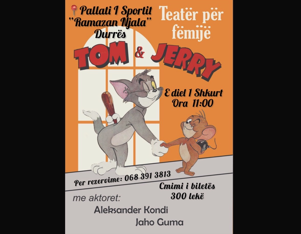 “Tomi dhe Xheri”/ Një shfaqje edukative për fëmijët