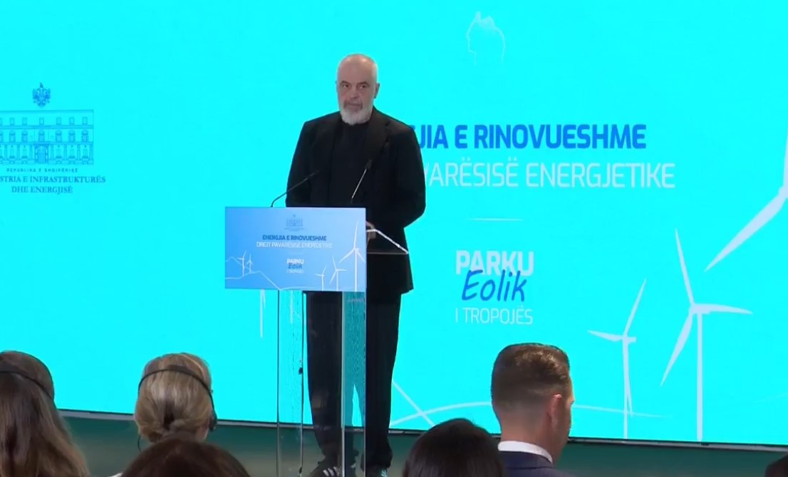 “Koha kur Shqipëria duhet të dalë në treg për të blerë energji po shkon drejt fundit”- Parku eolik, Rama: Deri në fund të dekadës do ta eksportojmë