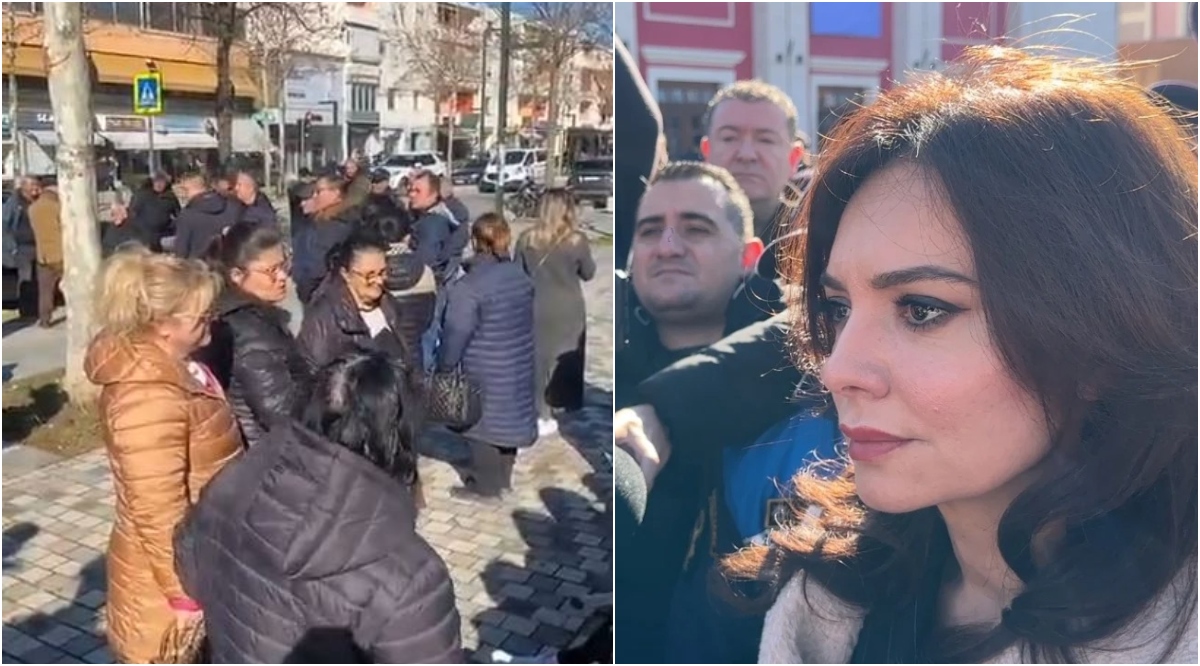 Tregtarët e Vlorës në protestë për zhvendosjen e tregut, Spiropali: Do flas unë me kryetaren e bashkisë!