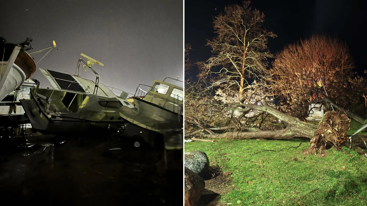 VIDEO/ Stuhia godet Greqinë, shkakton dëme të shumta në disa zona