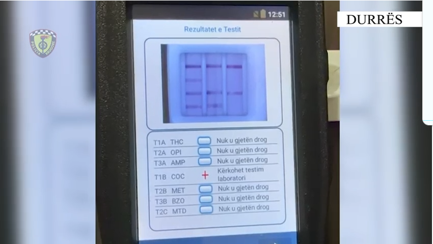 Drejtonte automjetin nën efektin e drogës, vihet në pranga 20-vjeçari në Durrës
