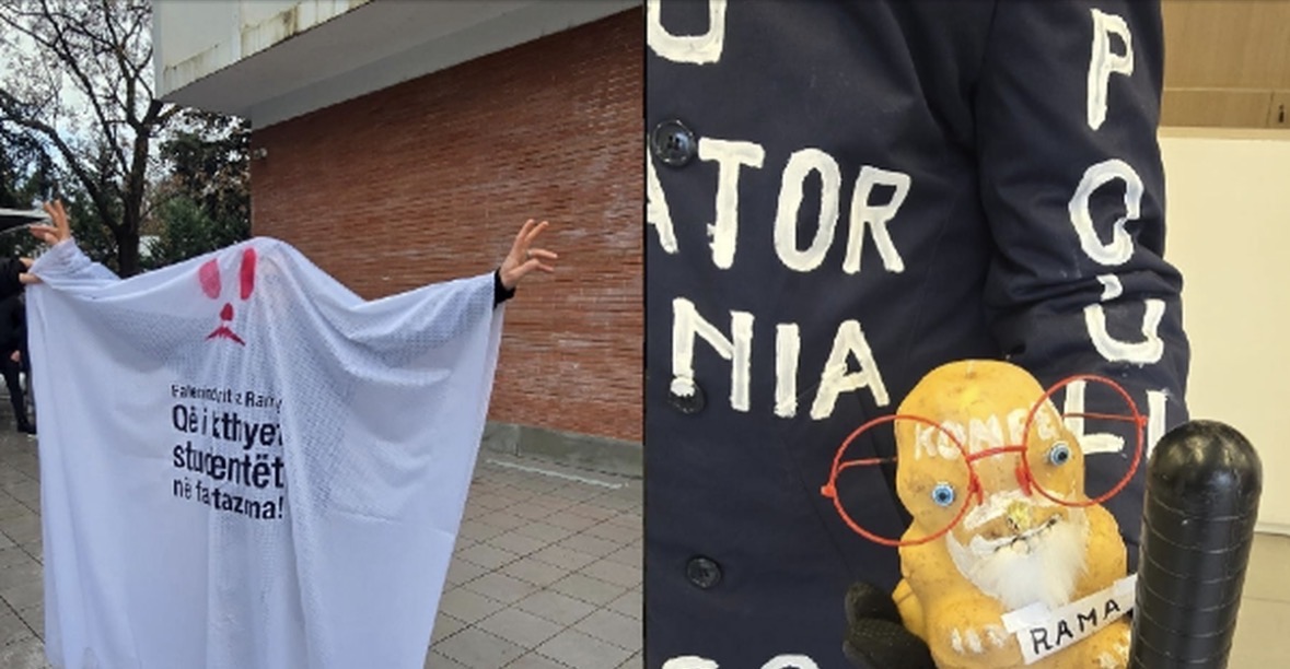 Mesazhet pikante nga protesta te Kryeministria