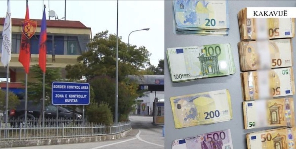Ndalohet një grua në Kakavijë, tentoi të dalë nga Shqipëria me 35 mijë euro të padeklaruara 