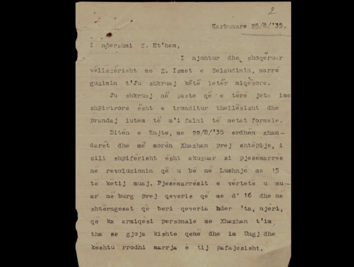 Letra e Beqir Çelës dhe Rrethi Tragjik i Familjes Toto!