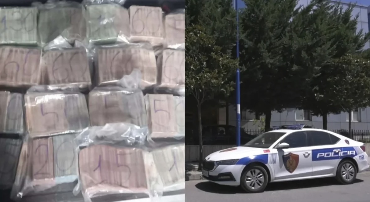 U kap me 1 milion euro të fshehura në automjet, kush është polici i komisariatit nr.5 në Tiranë