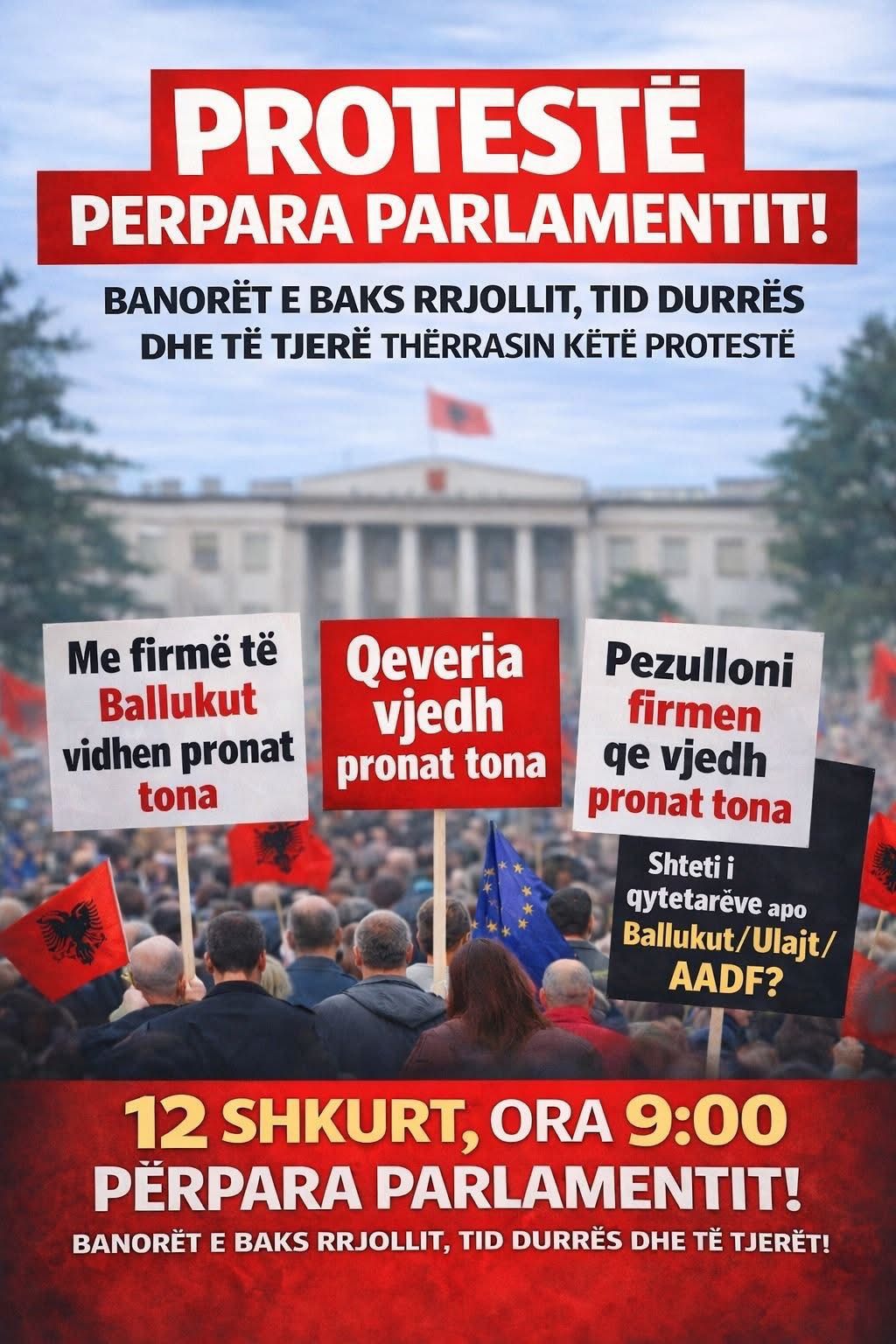 Protestuesit e TID Durrës dhe Rrjollit, nesër para Parlamentit