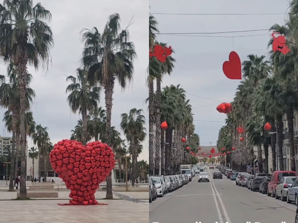 Zemra dhe lule në Durrës, këtë Shën Valentin (VIDEO)