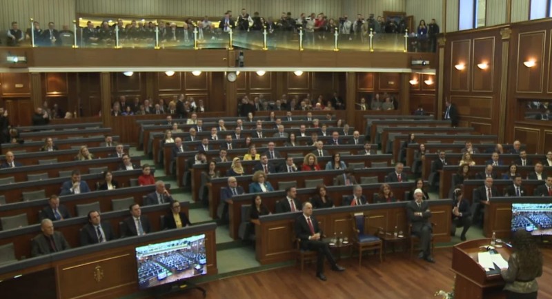 Kosova 18 vite shtet, Vjosa Osmani në Kuvend: Lufta e UÇK ishte e drejtë dhe e pastër! 