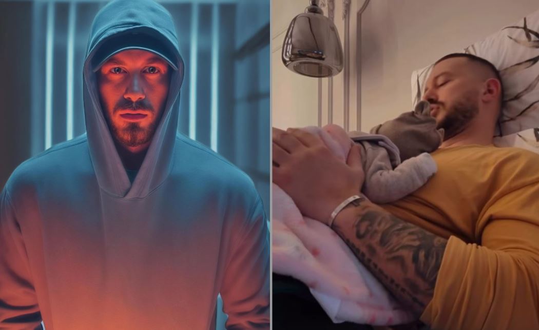 U bë xhaxha për herë të parë, Romeo Veshaj ndan momente të ëmbla me mbesën e tij