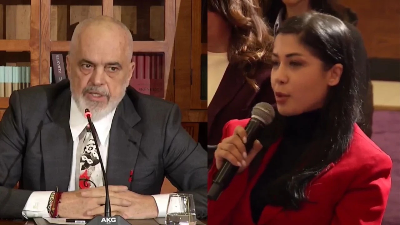 Rama ndërpret konferencën për shtyp pas përplasjes me gazetaren Ambrozia Meta, ja çfarë ndodhi