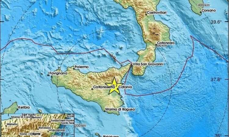 Tërmet me magnitudë 4.5 ballë godet Siçilinë, lëkundjet ndihen dhe në zonën e vullkanit Etna