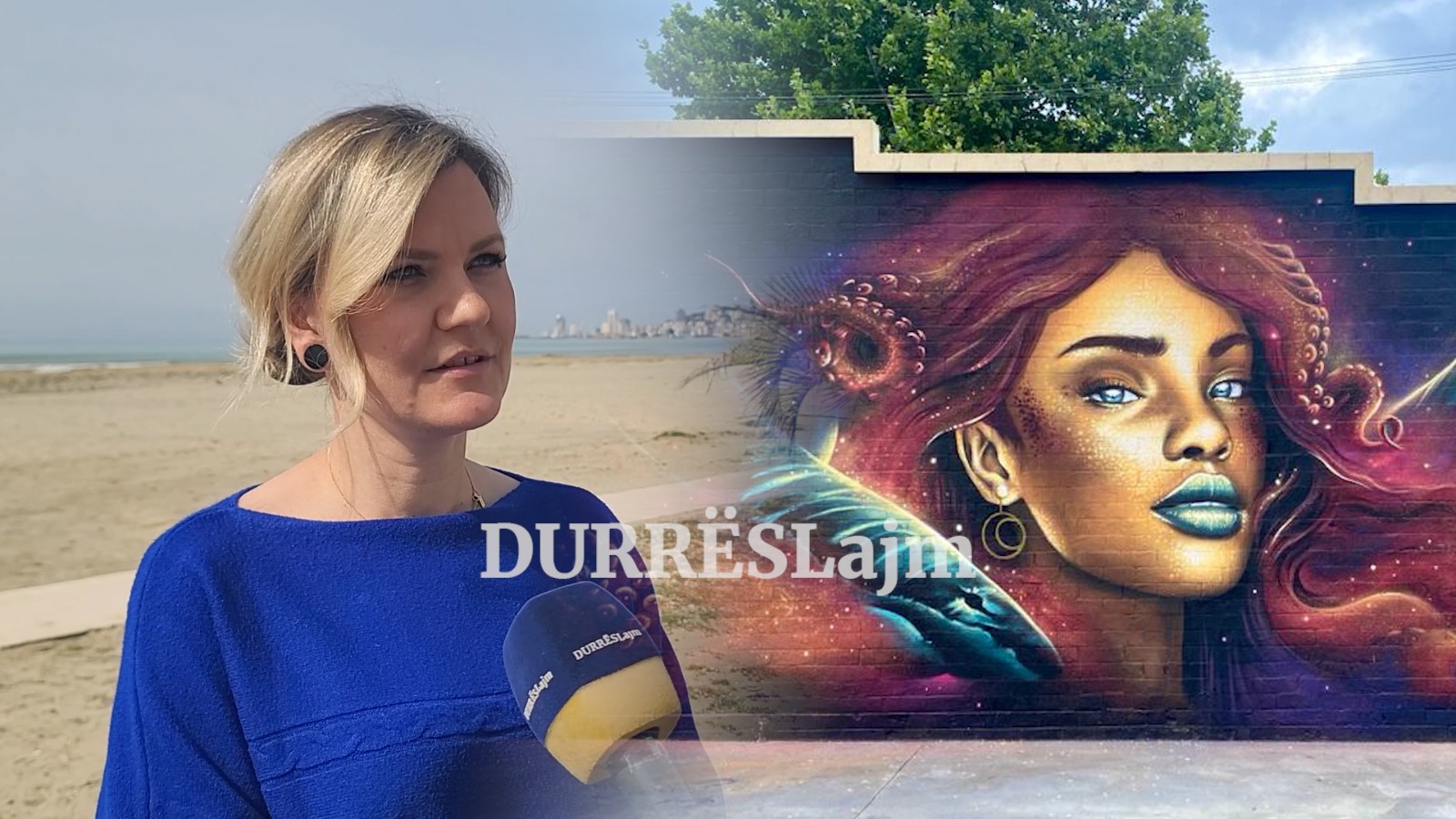 Një artiste kanadeze do të realizojë një murale në Durrës (VIDEO)