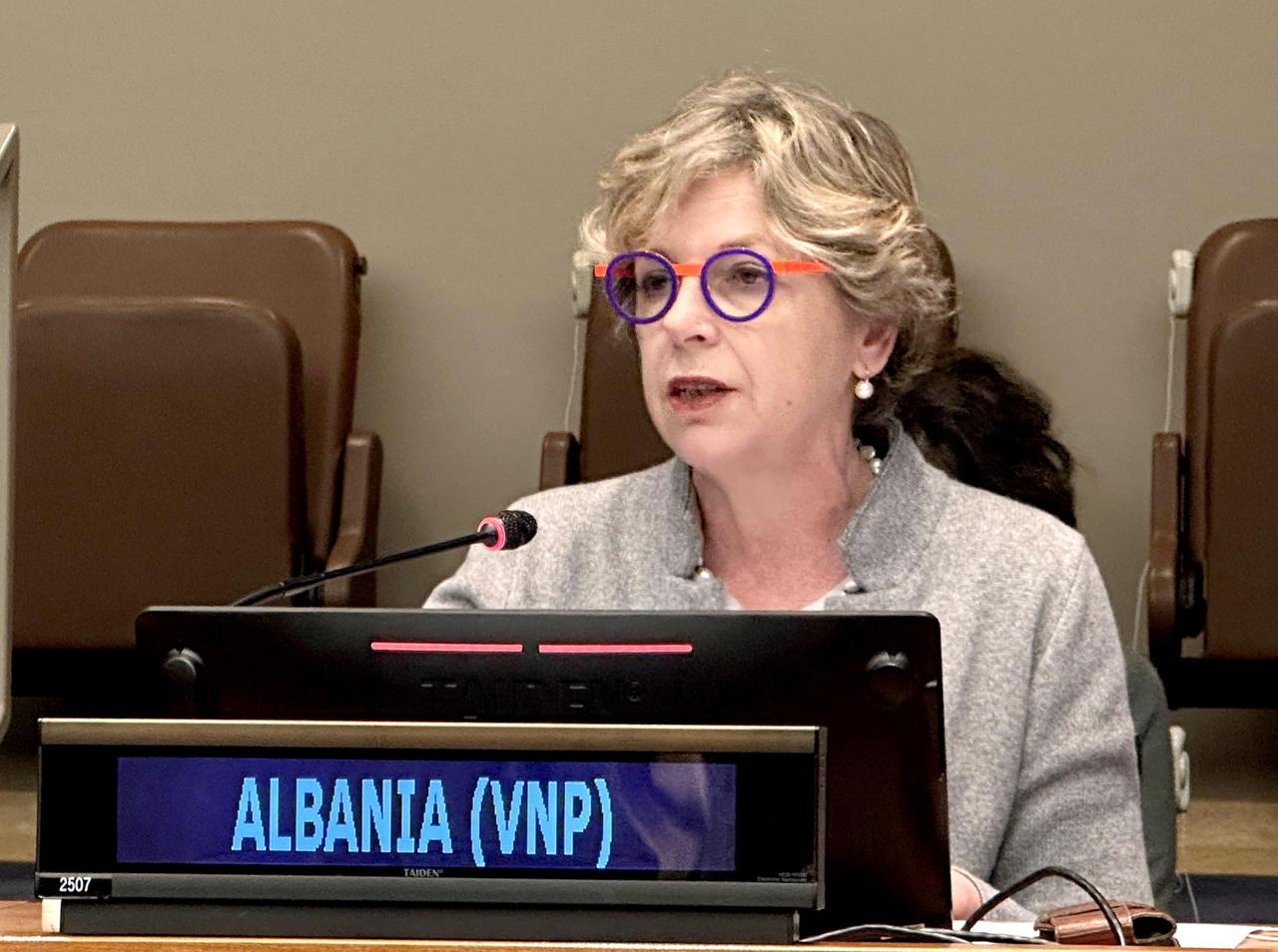 Ministrja Sala prezanton në OKB raportin për progresin në barazinë gjinore: Kemi ndërmarrë reforma në përputhje me angazhimet ndërkombëtare 