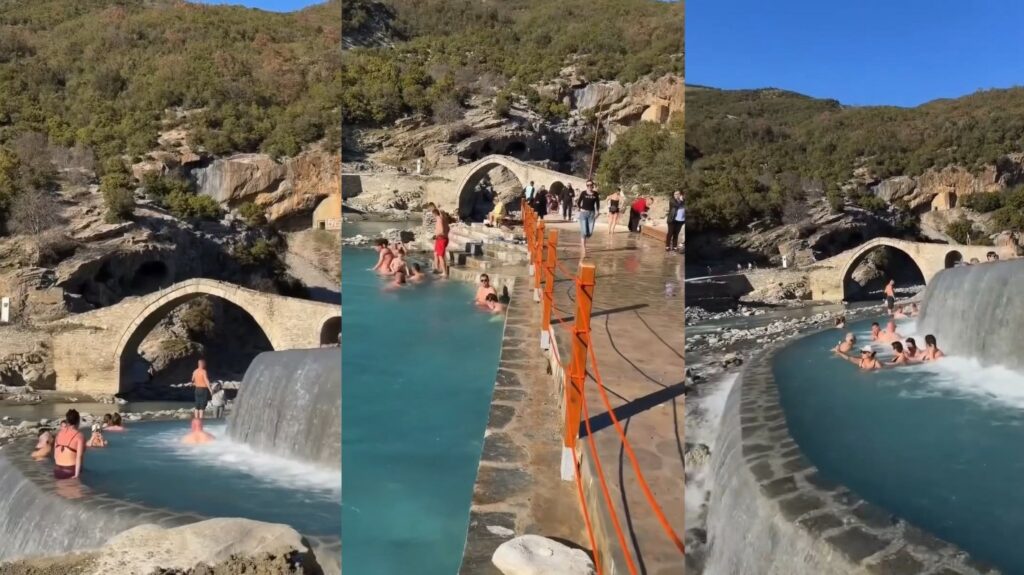 Banjat e Bënjës në Përmet në fazë transformimi, fluks vizitorësh gjatë fundjavës (VIDEO)