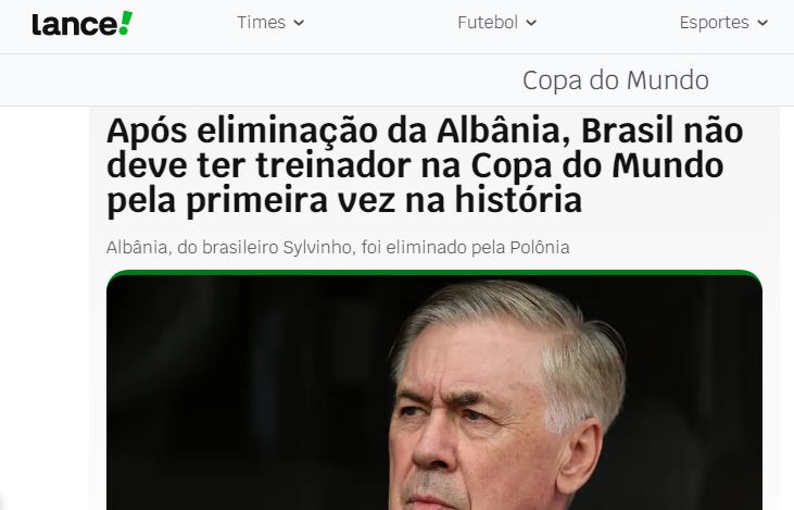 Në Brazil komentojnë eliminimin e Shqipërisë: Hera e parë në histori që nuk do të ketë një trajner brazilian në Kupën e Botës