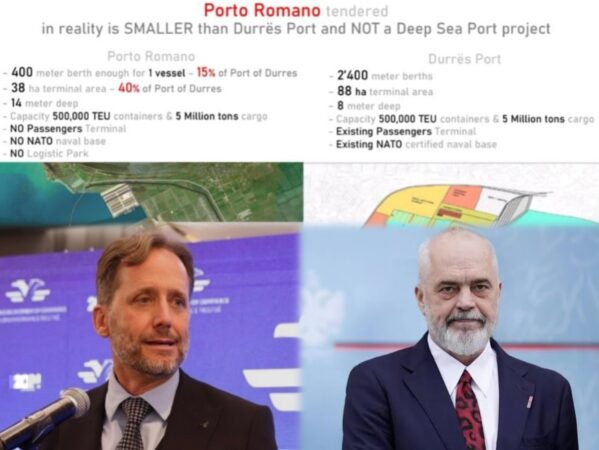 Kreu i Dhomës Amerikane të Tregtisë thirrje qeverisë Rama: Anuloni tenderin për Porto Romanon