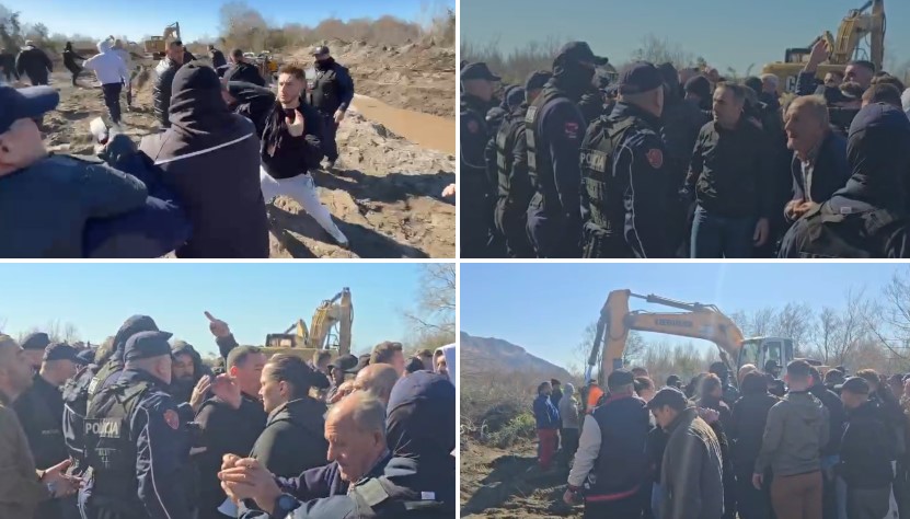 Përleshja e banorëve gjatë protestës në Rrjoll me firmën e sigurisë, Policia njofton një tjetër arrestim!