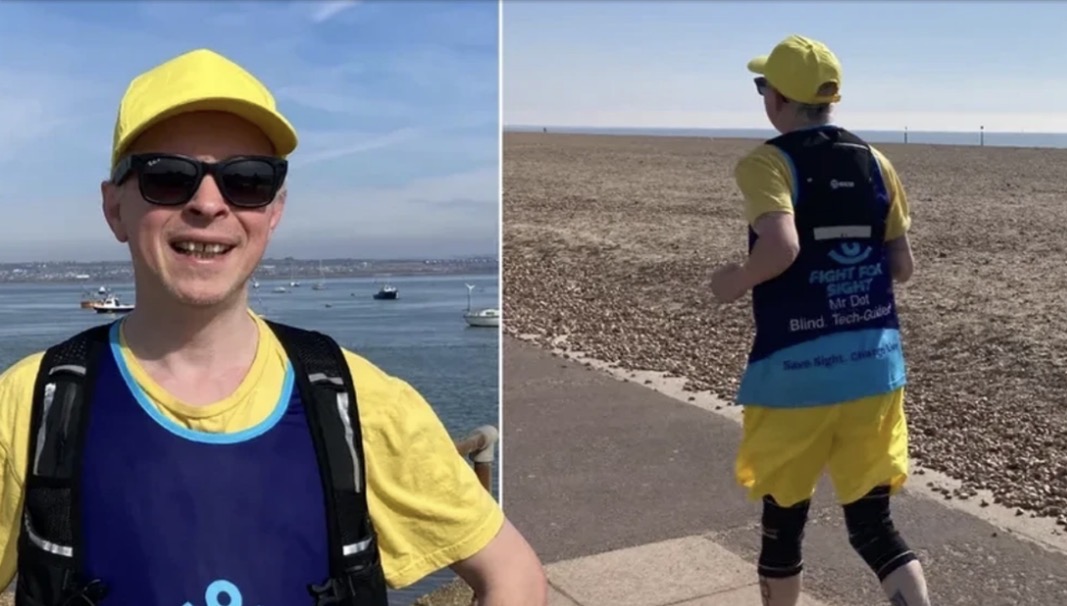 Për herë të parë, një njeri i verbër do të vrapojë një maratonë me ndihmën e syzeve me Al 