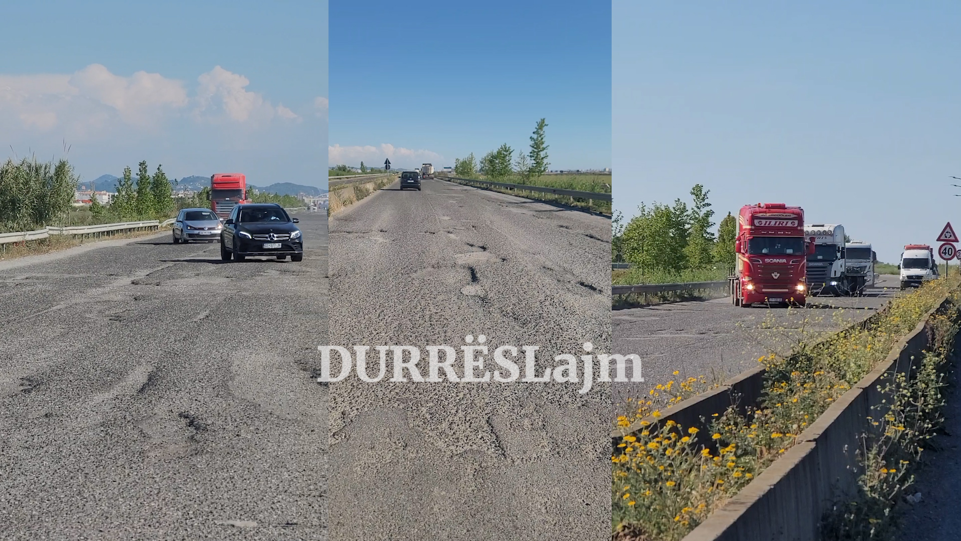 Shoferë të dehur apo…? Rruga që i detyron drejtuesit e mjeteve në Durrës të bëjnë “akrobaci” të rrezikshme (VIDEO)