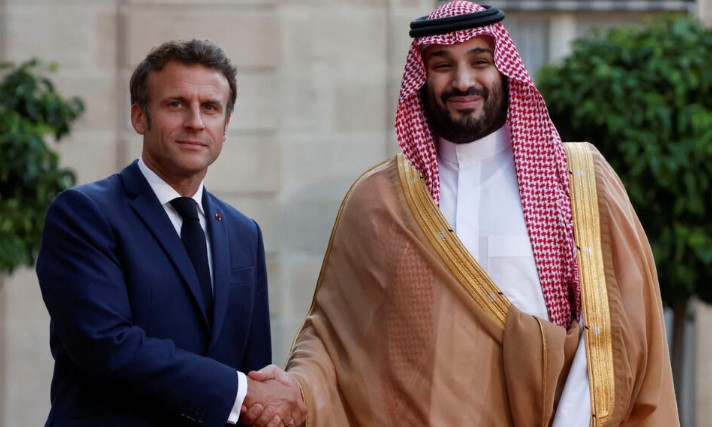 Macron diskuton për situatën në Lindjen e Mesme me Princin e Arabisë Saudite