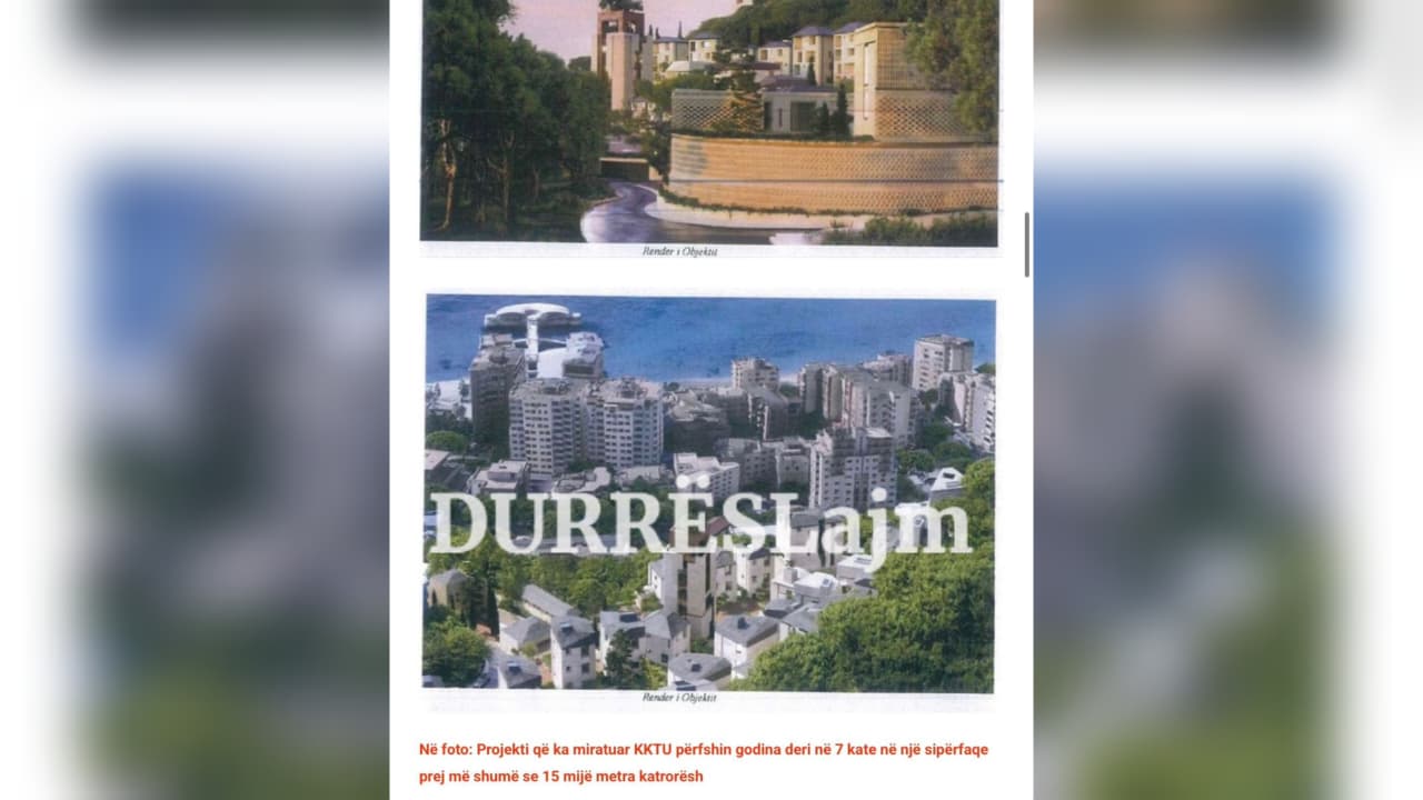 Nuk kanë të ndalur komplekset rezidenciale në Durrës, më i fundit do të ndërtohet në afërsi të Vilës së Zogut (FOTO)