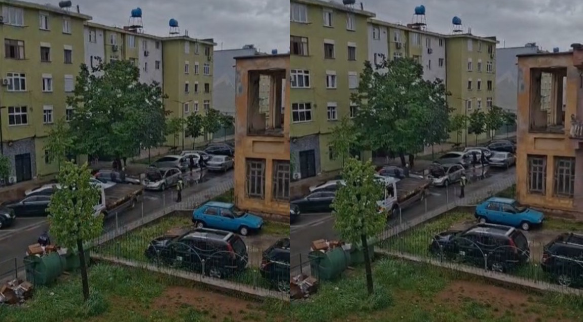 Digjet një makinë në Kukës, flakët prekin edhe dy të tjera të parkuara pranë