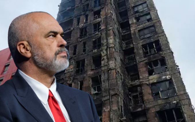 Flakët në pallatin tek Farmacia 10, reagon Rama: Të dhënat paraprake tregojnë se shkaku i zjarrit nuk ka asnjë lidhje me vetë ndërtimin!