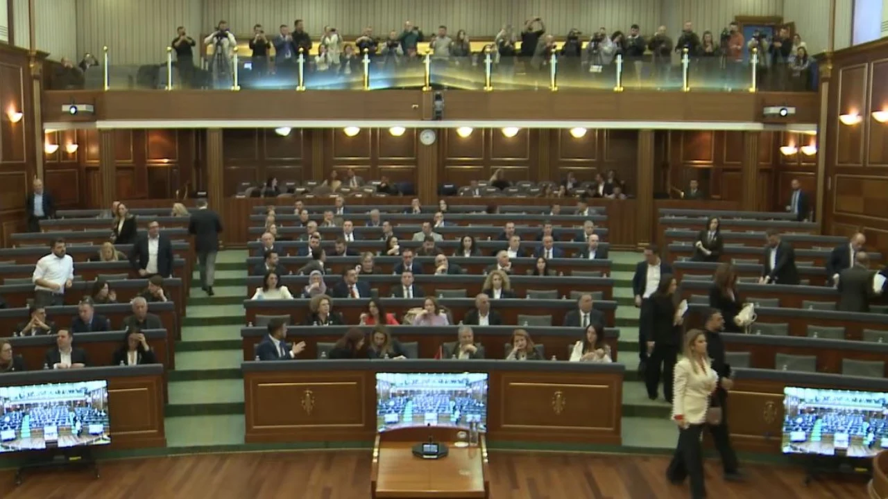 PDK largohet nga salla gjatë seancës plenare në Kuvendin e Kosovës, nuk mori mbështetje për rezolutën për të vërtetën e luftës