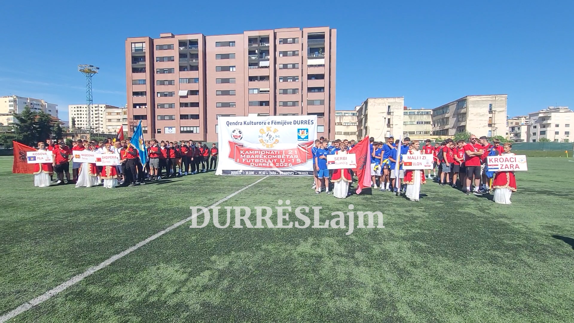 Starton në Durrës Kampionati Mbarëkombëtar i Futbollit U-15, ekipi vendas e nis me fitore (VIDEO)