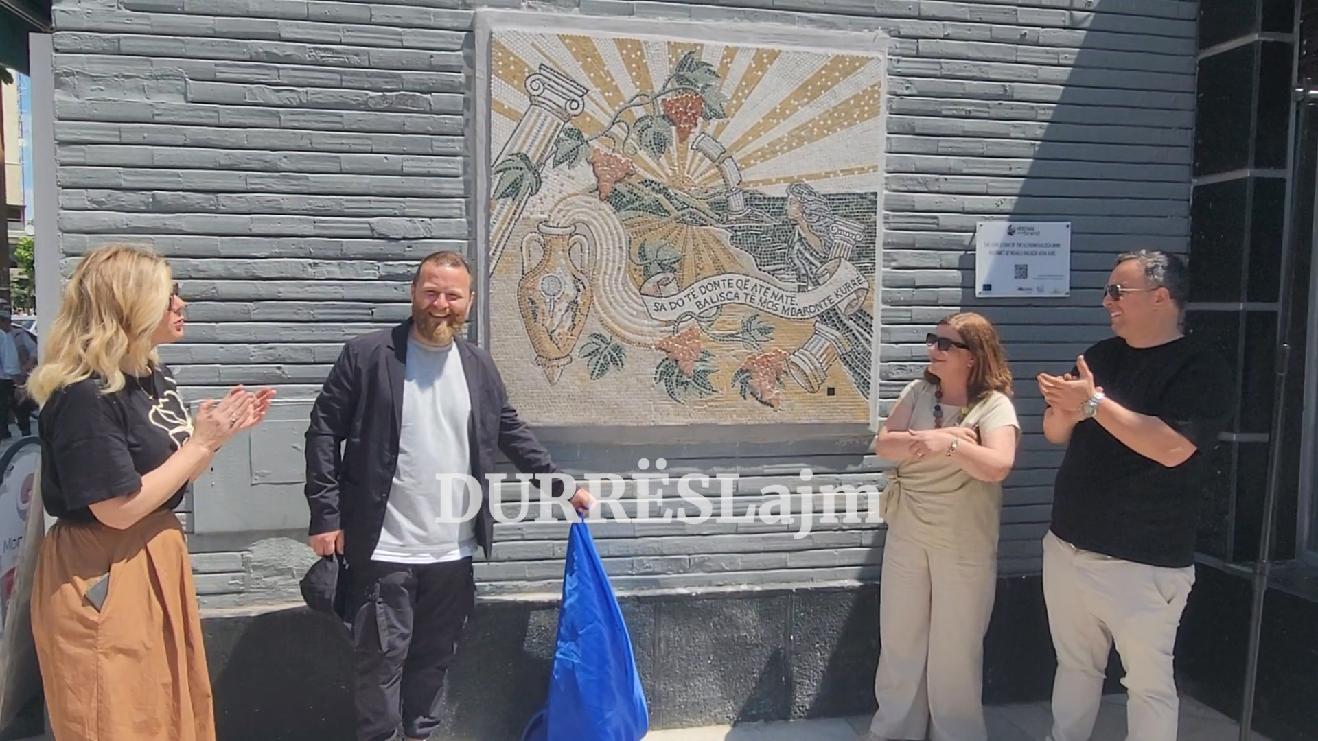 Një mozaik i ri i shtohet Durrësit, sjell në kujtesë verën ilire Balisca (VIDEO)