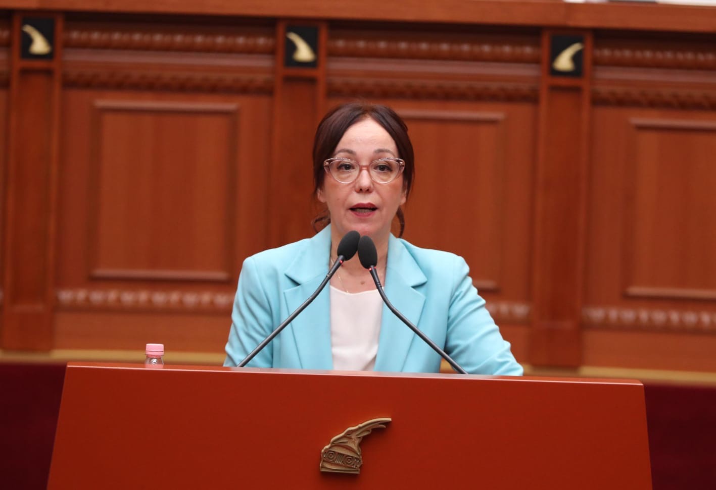 Nënkryetarja e Kuvendit, Klodiana Spahiu thirrje për dialog politik: Integrimi europian nuk duhet të jetë fushë beteje politike
