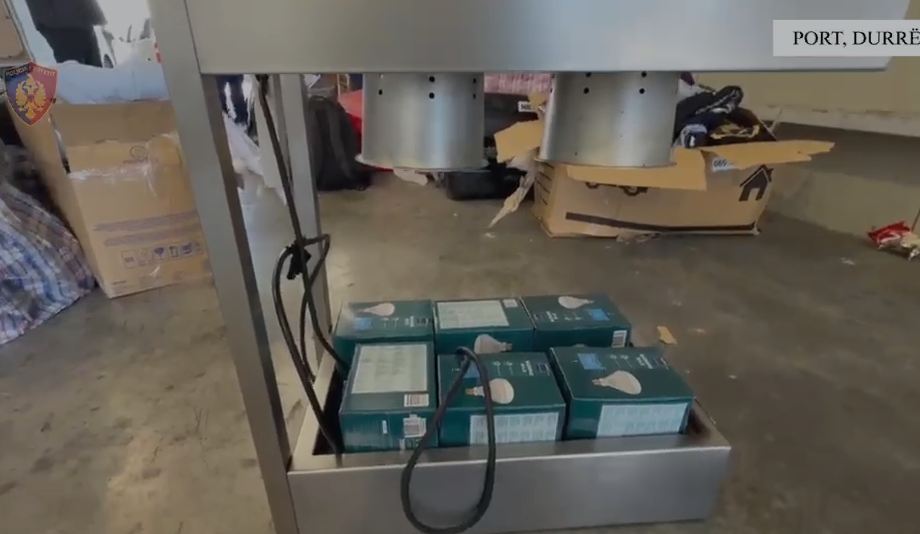 Operacion në portin e Durrësit, 24-vjeçari kapet me mbi 3000 fara kanabisi dhe pajisjen që do i kultivonte (VIDEO)