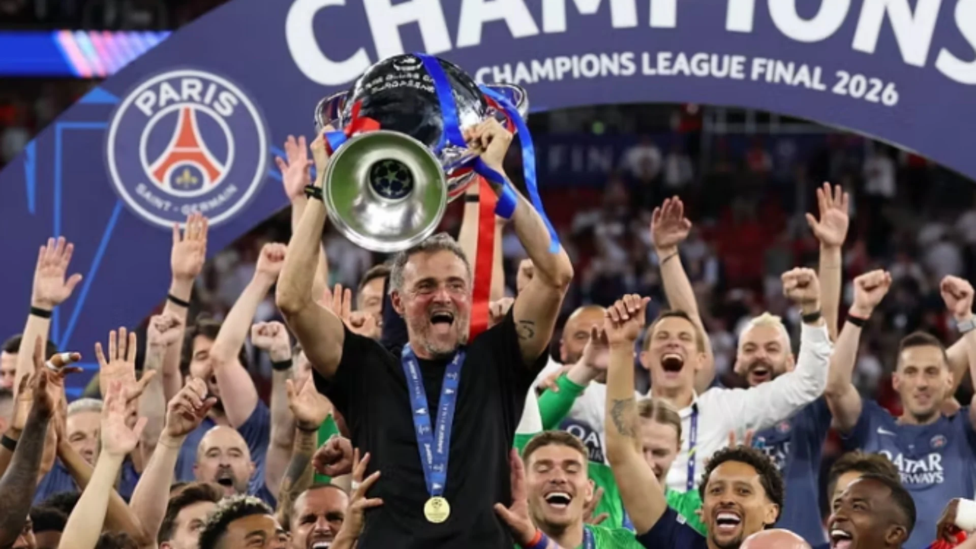 PSG, kampion Evrope, festë në rrugët e Parisit dhe Elysee, Presidenti Macron: Një yll i ri ndriçon mbi Paris