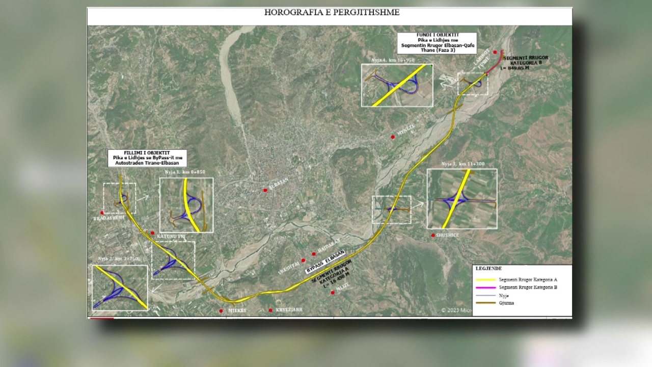 “Bypass” në Elbasan, nisin procedurat për segmentin 4.2 km në Bradashesh, punimet do zgjasin dy vite