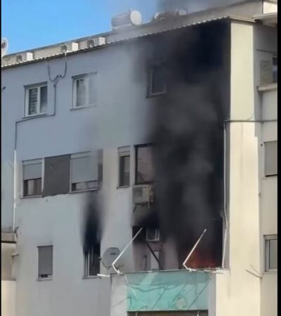 Qirinjtë aromatikë shkaktuan zjarrin në banesë, flakët përfshinë dhe apartamentet ngjitur, arrestohen 2 vajza në Tiranë