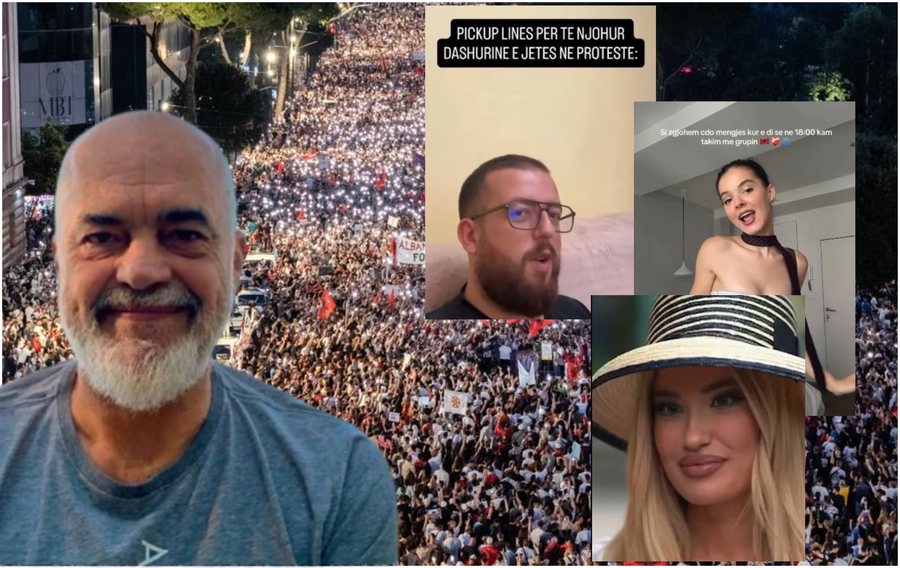 Rama tallet me videot e influencerëve për protestat: Shqipëria e re e ‘llajkefollouve të gunës’