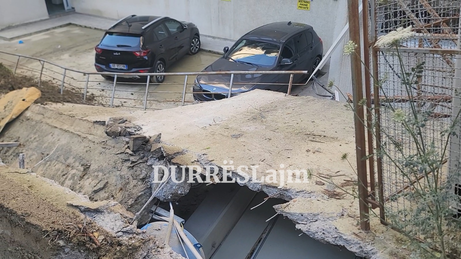 Rrëshqitja e dheut në Currila, çfarë po ndodh te pallati (VIDEO+FOTO)