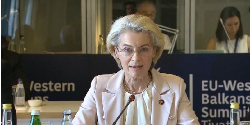 Samiti i Ballkanit Perëndimor, Von der Leyen: E ardhmja e rajonit është brenda Bashkimit Europian