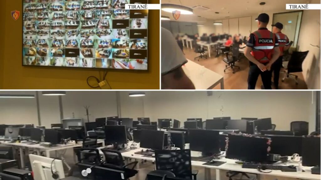 Shkatërrohet call center-i në Tiranë! Pranga 4 drejtuesve, ‘kapen mat’ 49 punonjës