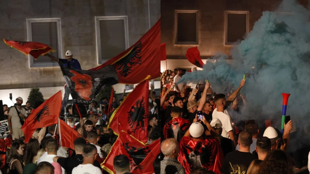 Dita e 22-të e tubimit në Tiranë, protestuesit marshojnë pranë Kuvendit: Bashkohuni me ne