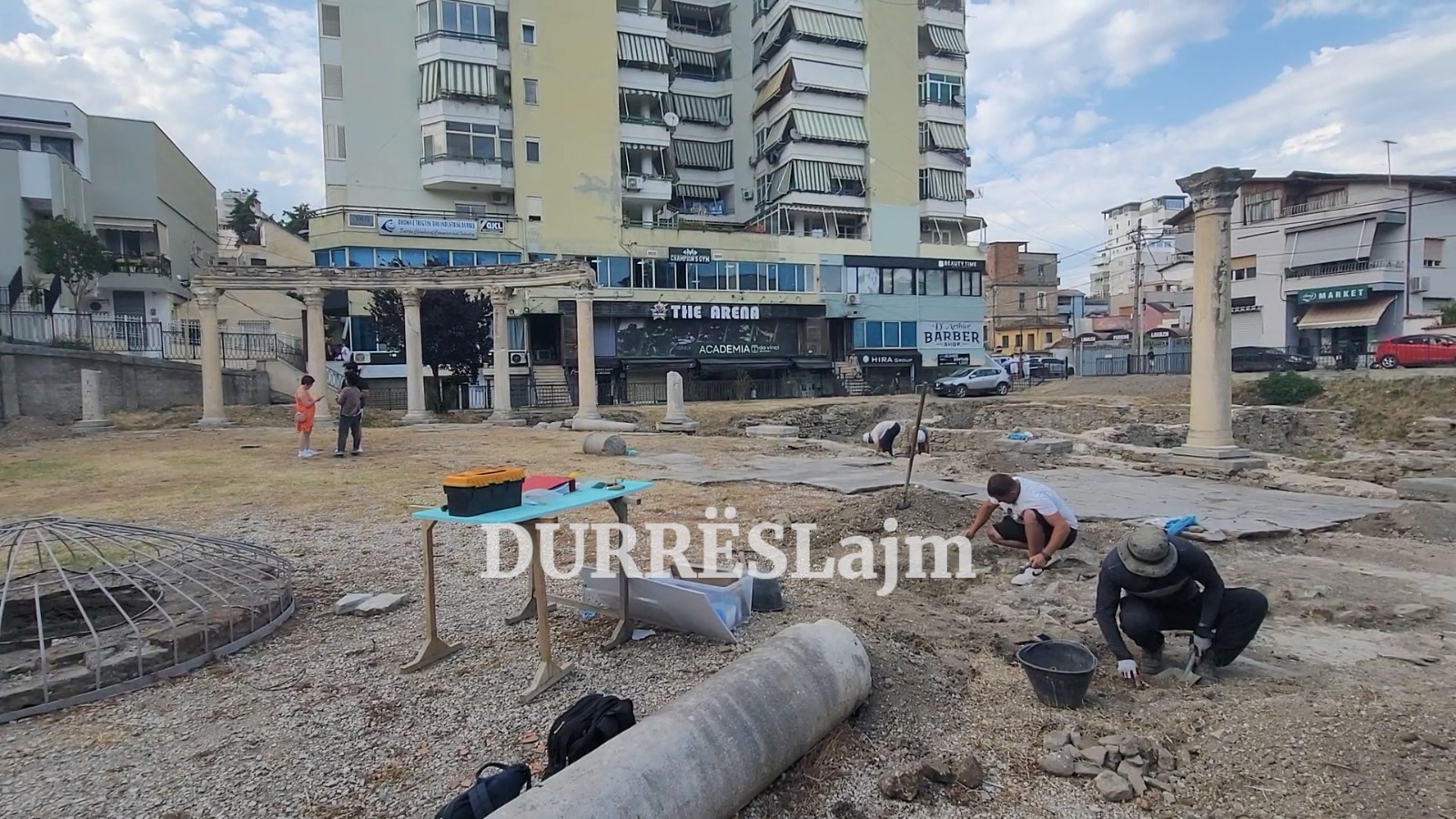 Rikthehet ekspedita arkeologjike në Forumin Bizantin të Durrësit (VIDEO)