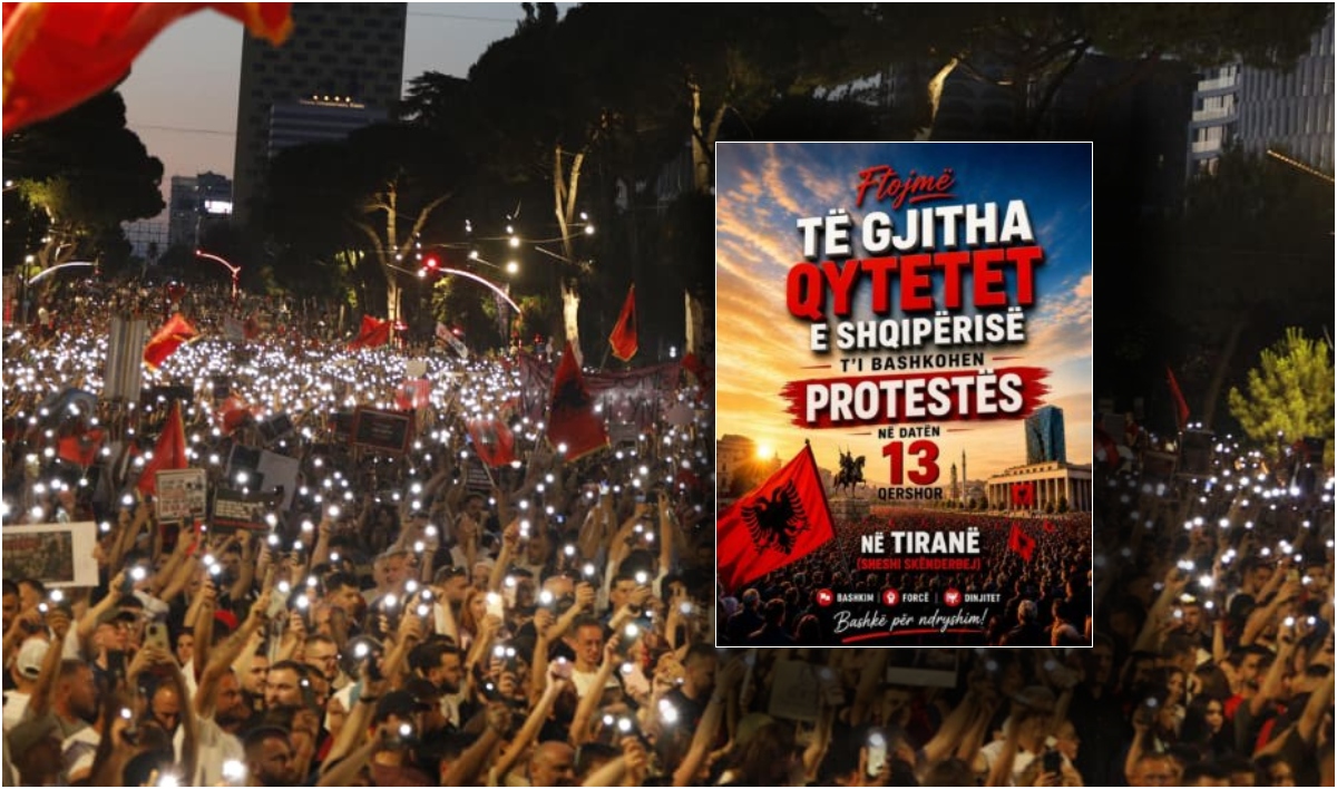 “Bashkë për ndryshim!”- Mbahet sot protesta e 14-të kundër qeverisë, qytetarët vijojnë kërkesën për largimin e kryeministrit: Rama jep dorëheqjen!